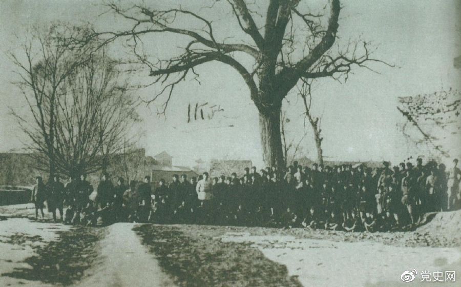 1935年8月6日，中央紅軍改稱為紅一方面軍。圖為紅一方面軍一部。